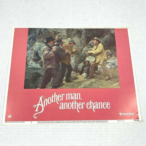 Set of 2 Another Man Another Chance Lobby Card Movie Poster‎ James Caan Western - Picture 4 of 10